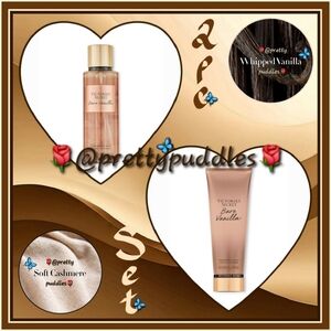 💝 2pc Victoria's Secret Bare Vanilla Mist & Lotion Set 💝